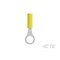 Te Connectivity Ring Terminal, #8 Stud Size, 24 AWG, 300 V, Nylon Insulated, Yellow 2-323916-3 - alternate 4